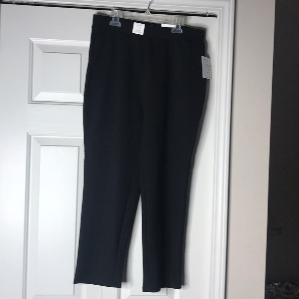 Croft and Barrow Mid-Rise Slim Leg Pants